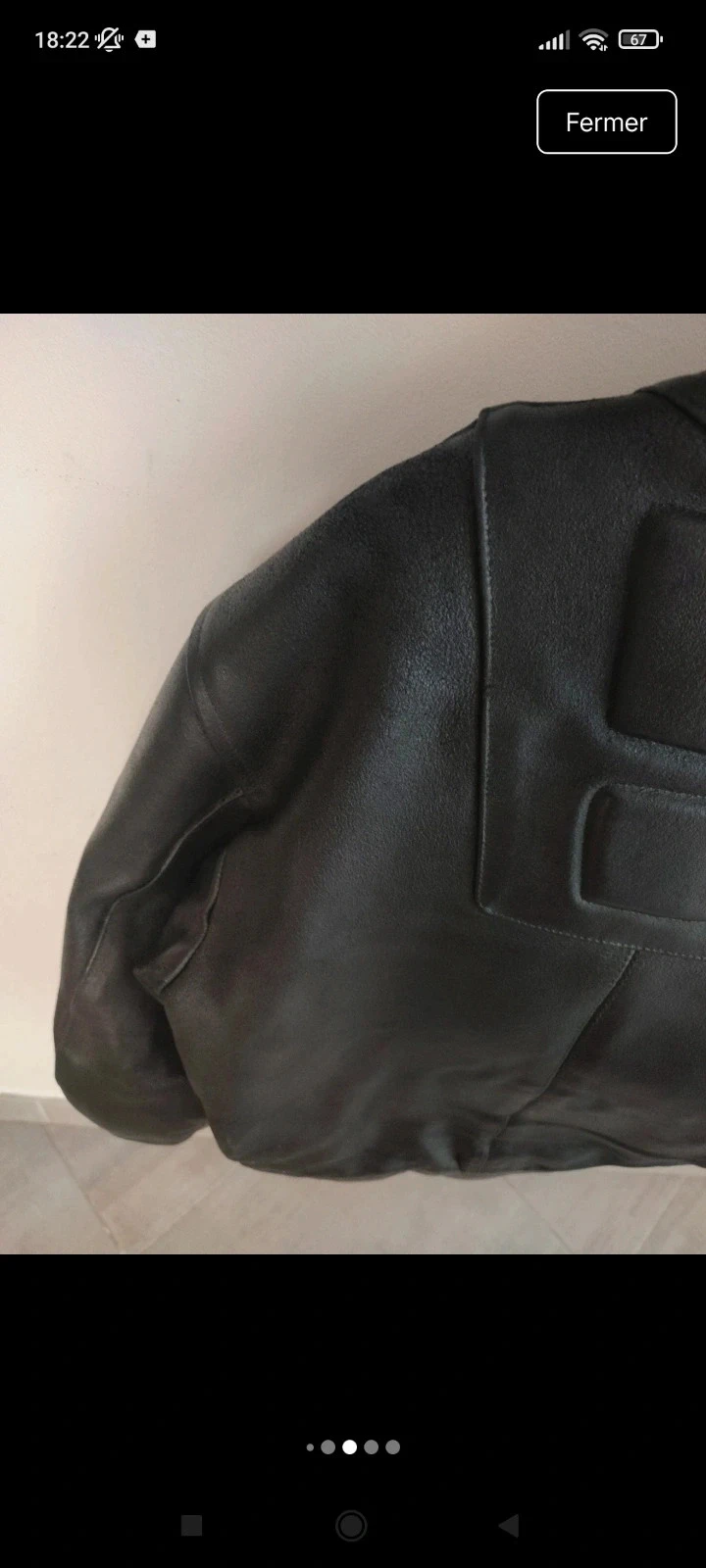 Casaco de moto em couro para homem tamanho 38-40 – photo 12